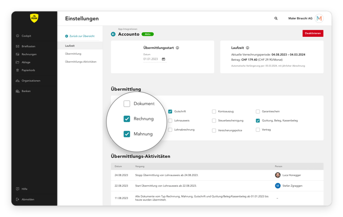 App Integrationen Dokumenttypen Helpcenter-1